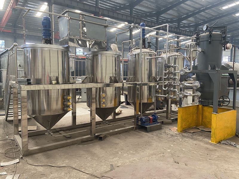 日处理10T动物油熬练生产线